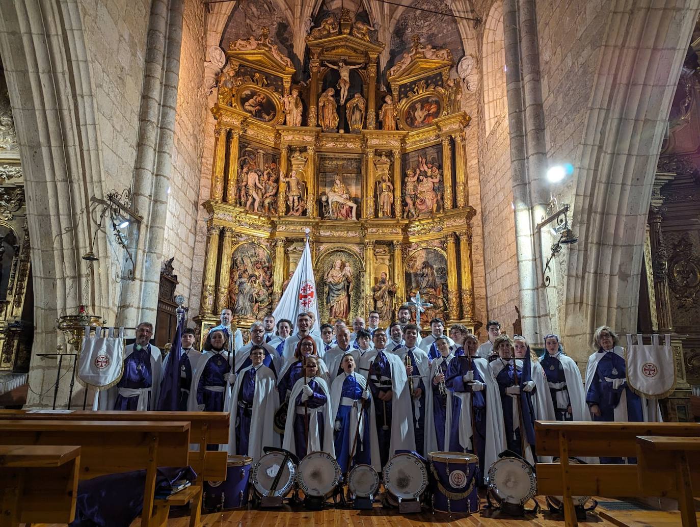 Las imágenes de la procesión del Rosario de Dolor en Torrelobatón