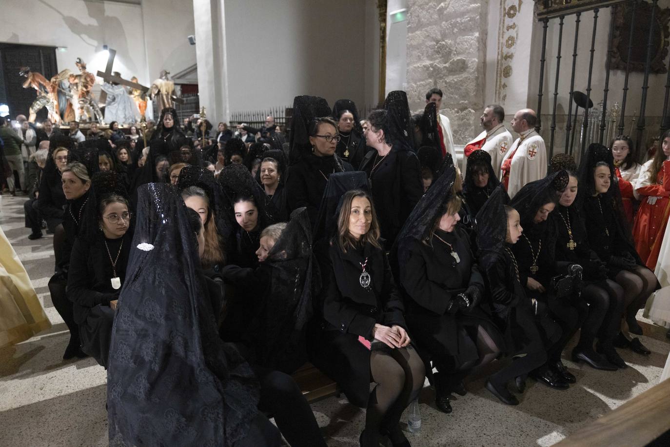 Las lágrimas de los cofrades por la suspensión de la procesión del Encuentro