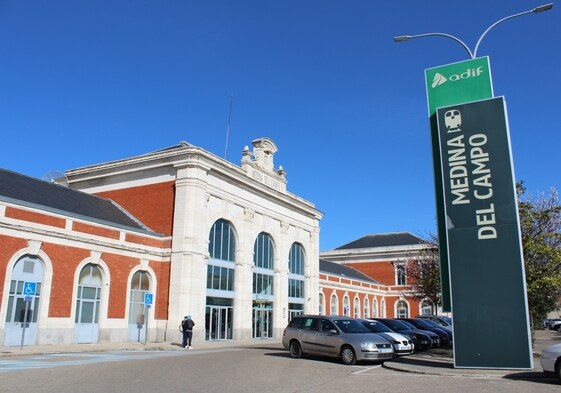 Estación de trenes de Medina del Campo.