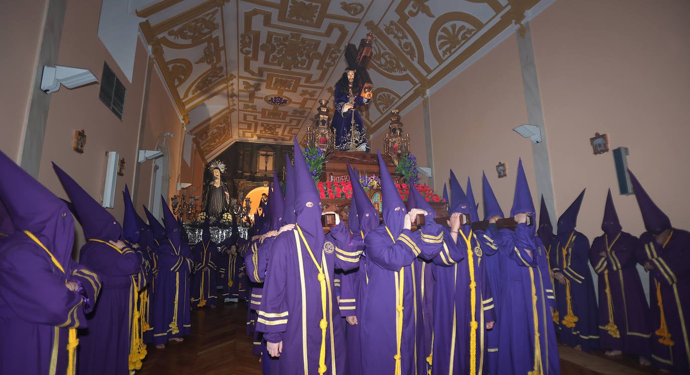 Acto del Silencio en la capilla de los Nazarenos