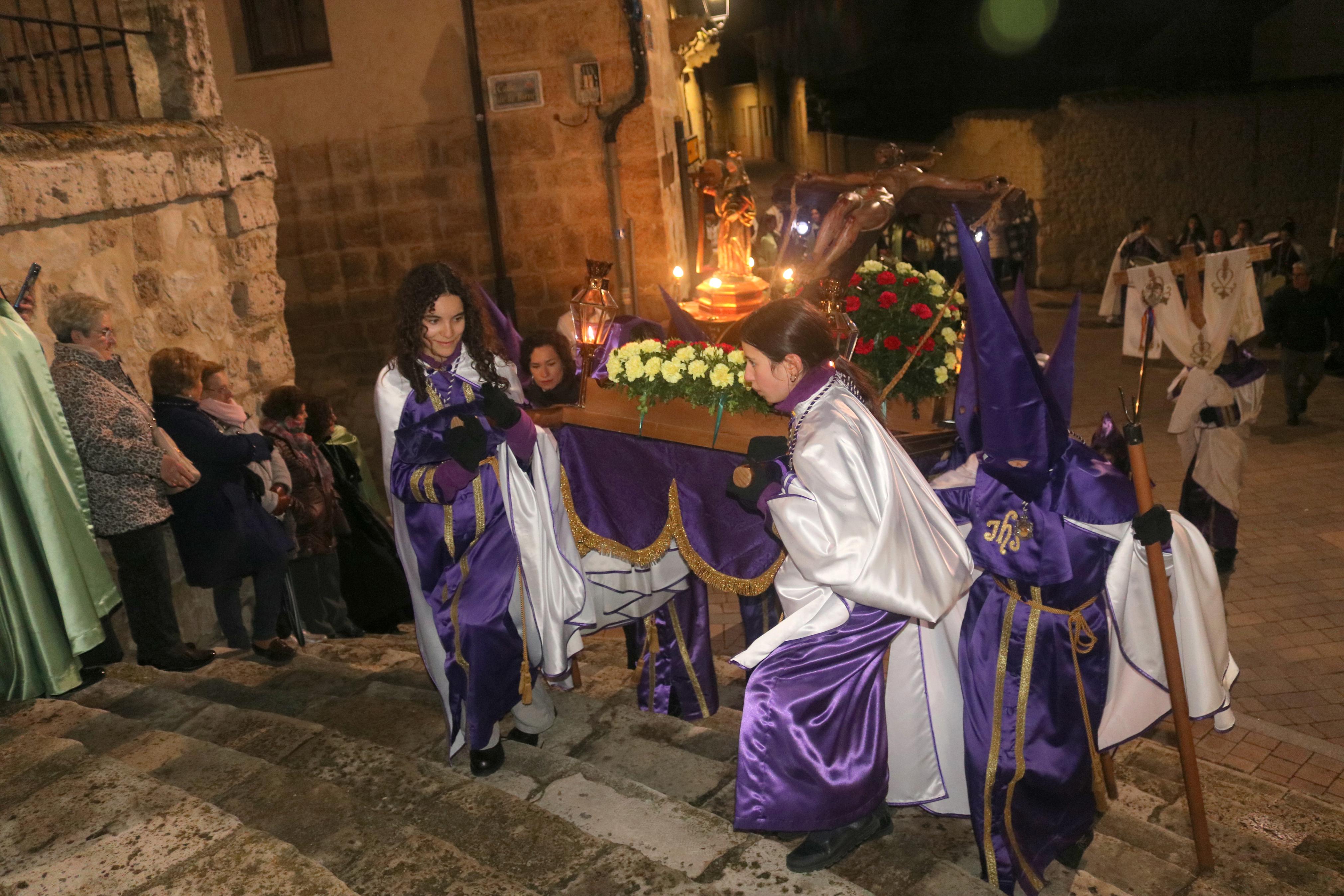 Procesión del Silencio y la Luz en Baltanás