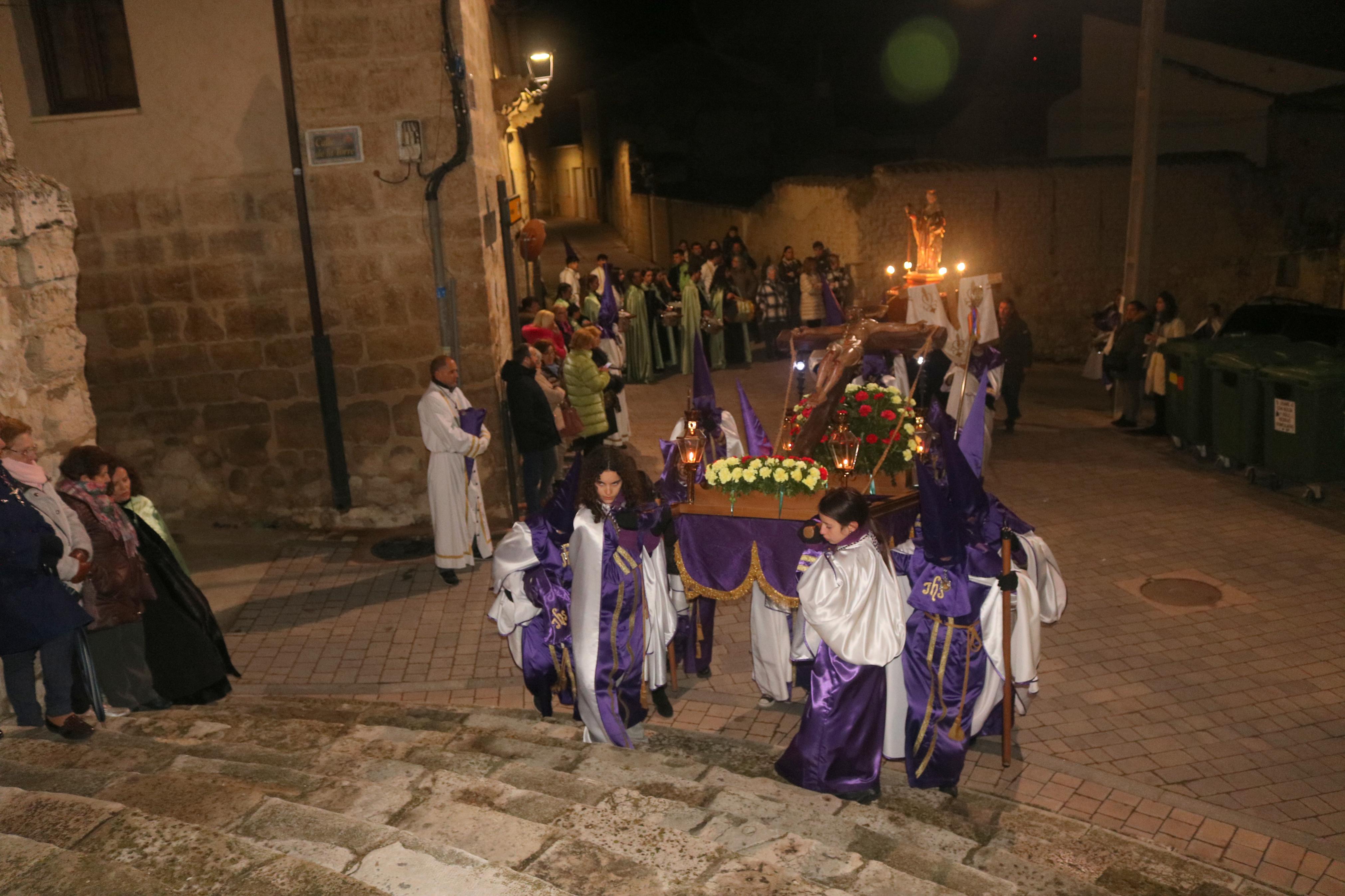 Procesión del Silencio y la Luz en Baltanás