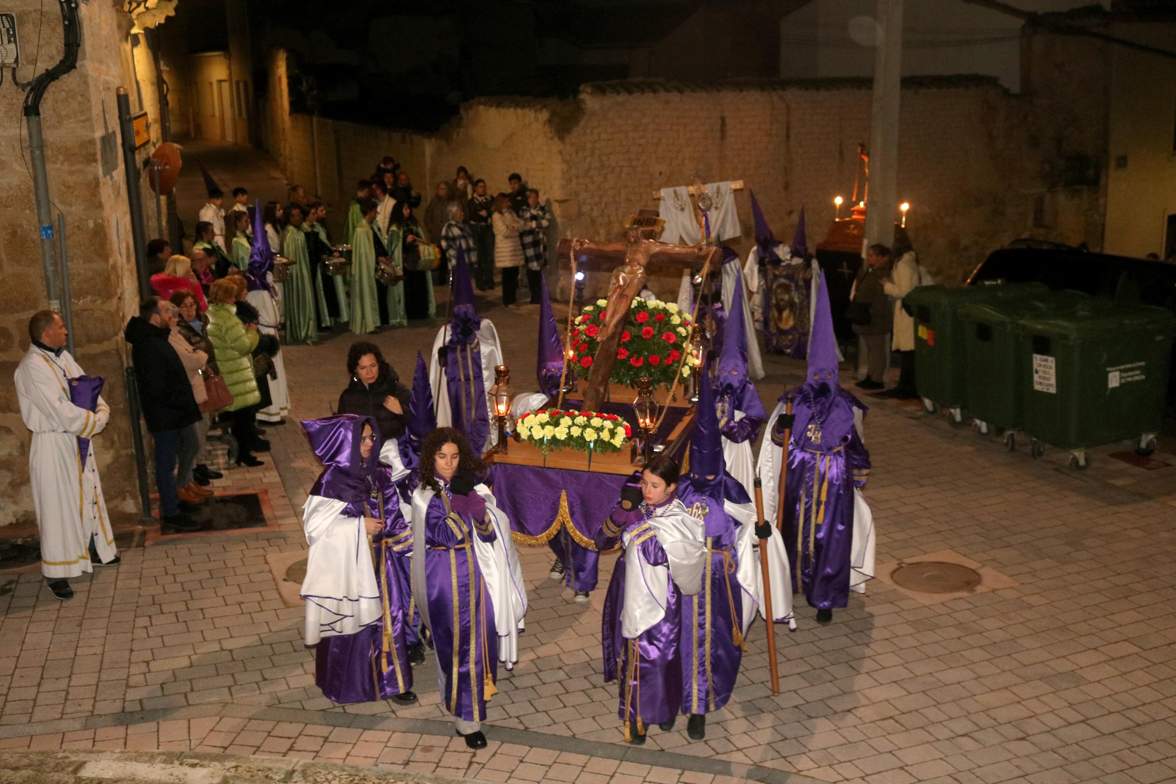 Procesión del Silencio y la Luz en Baltanás