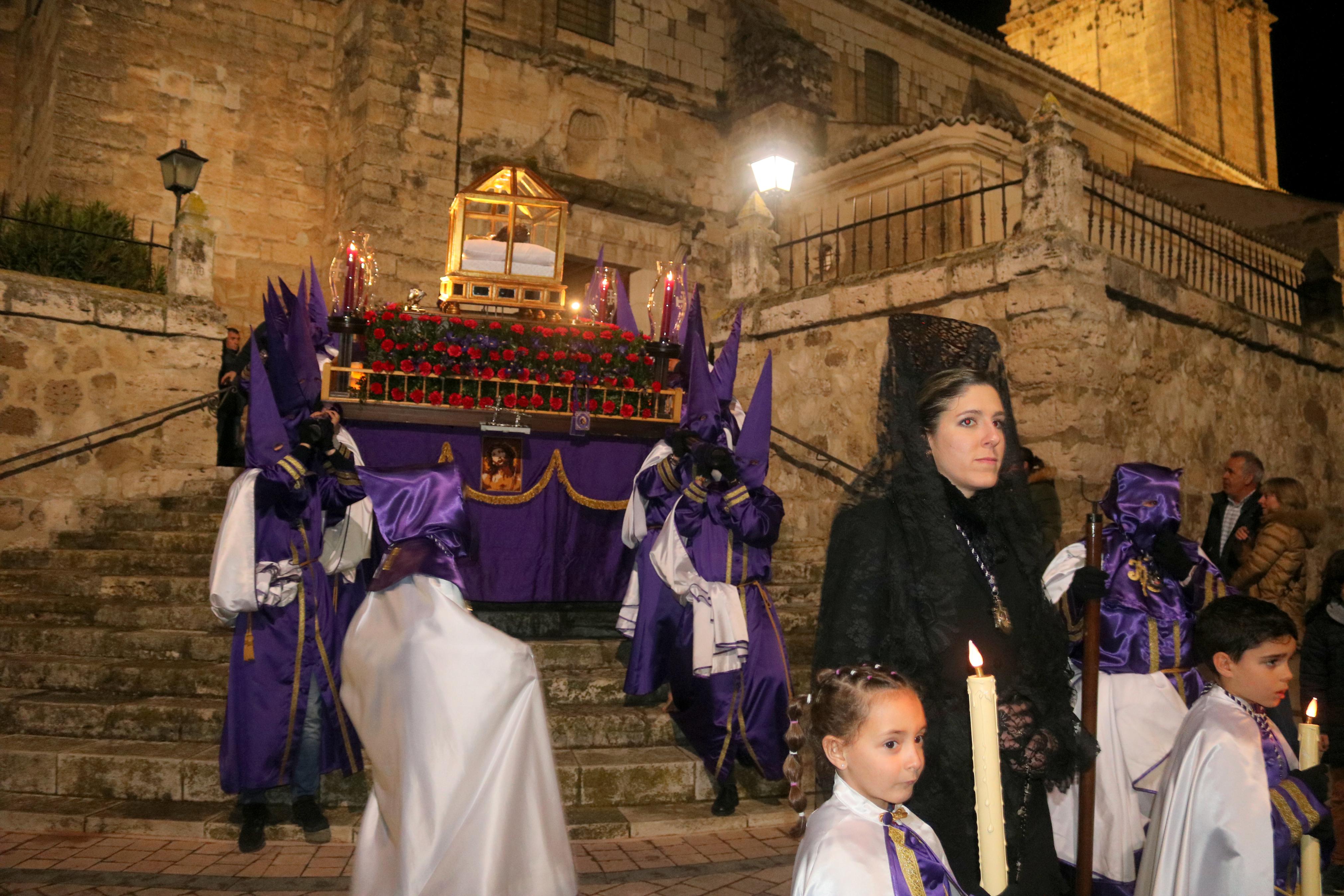 Procesión del Silencio y la Luz en Baltanás