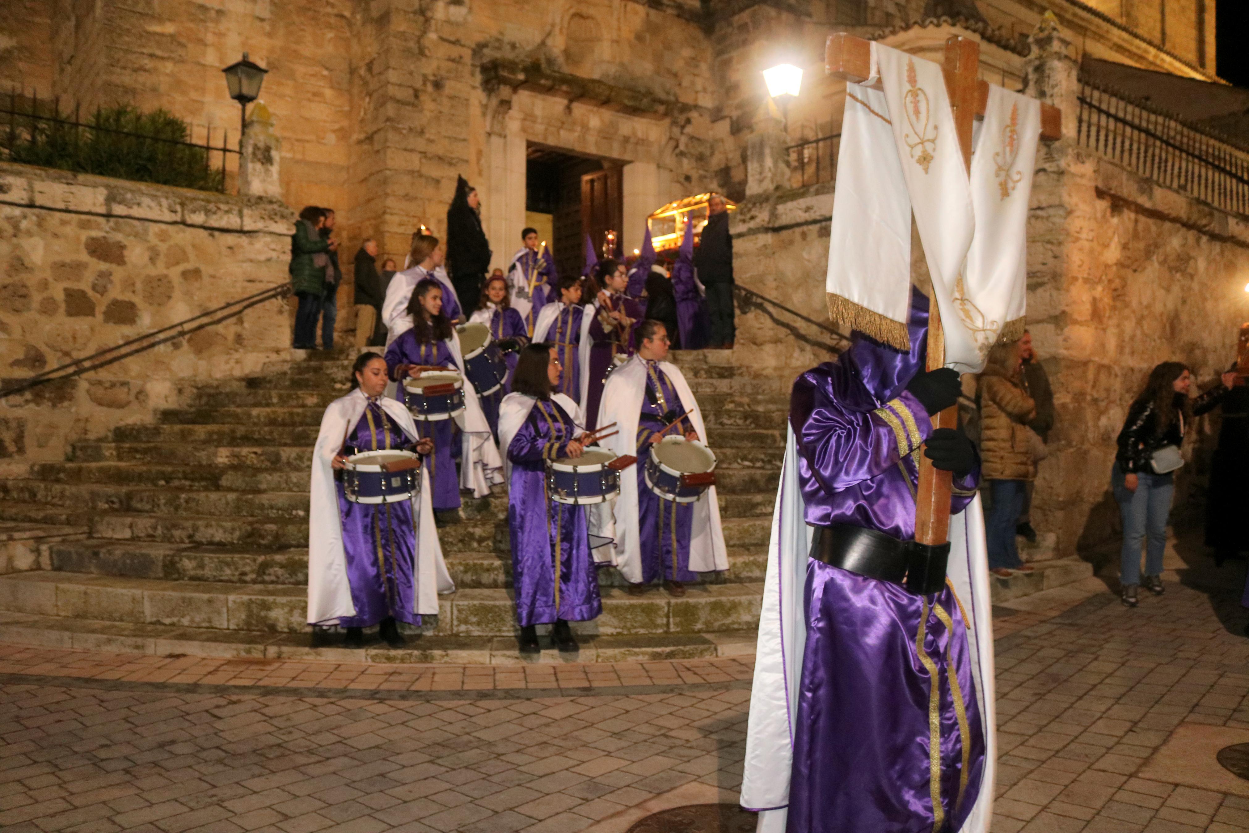 Procesión del Silencio y la Luz en Baltanás