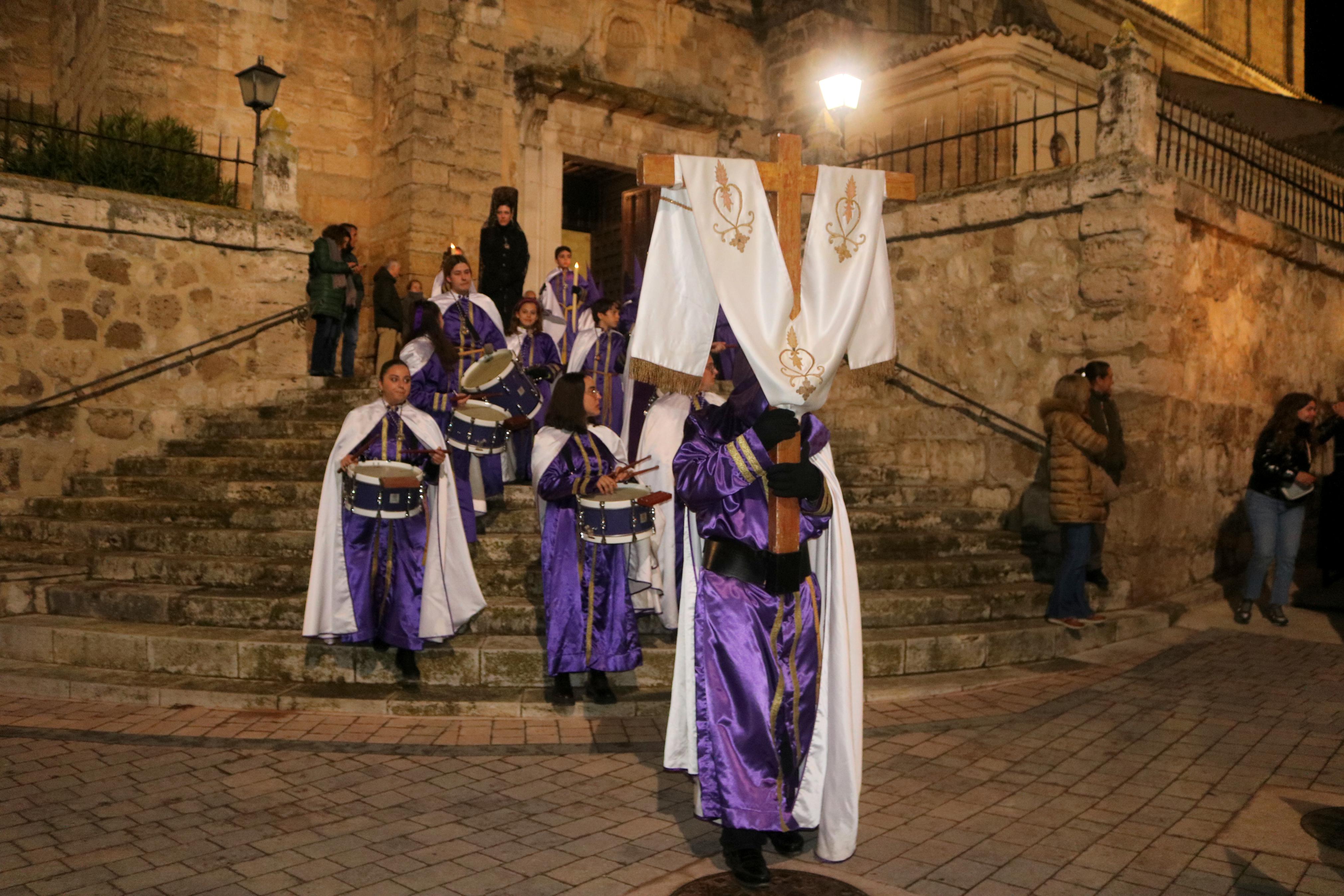 Procesión del Silencio y la Luz en Baltanás