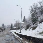 Nieva en Guardo para recibir al mes de abril