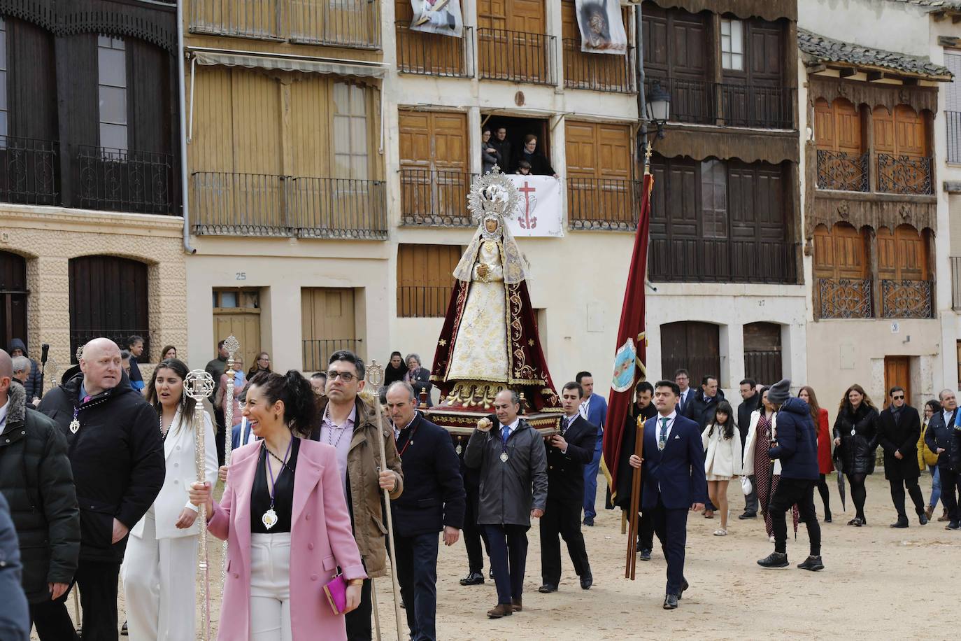 Las imágenes de la Bajada del Ángel en Peñafiel