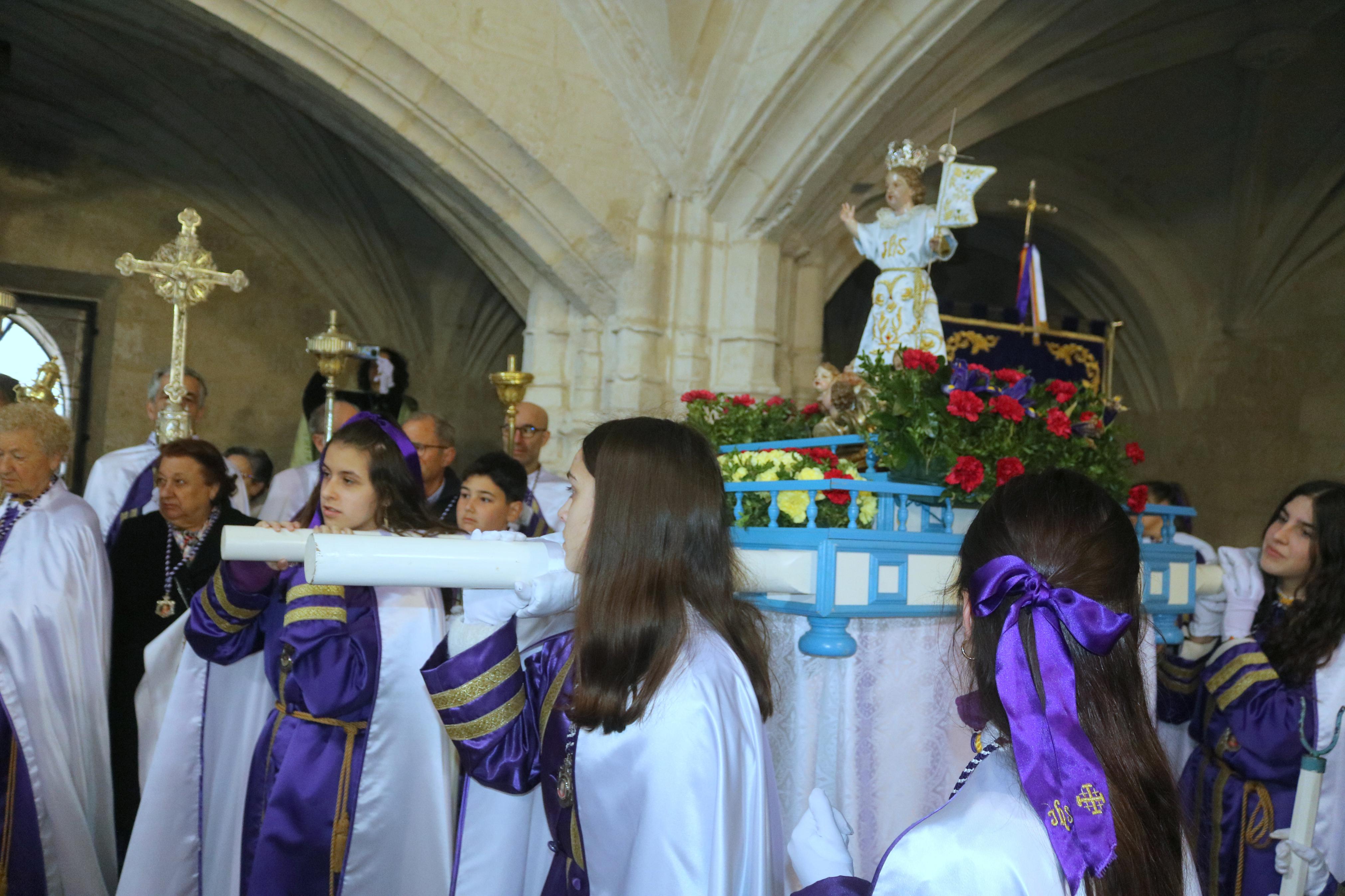 Procesión del Encuentro en Baltanás