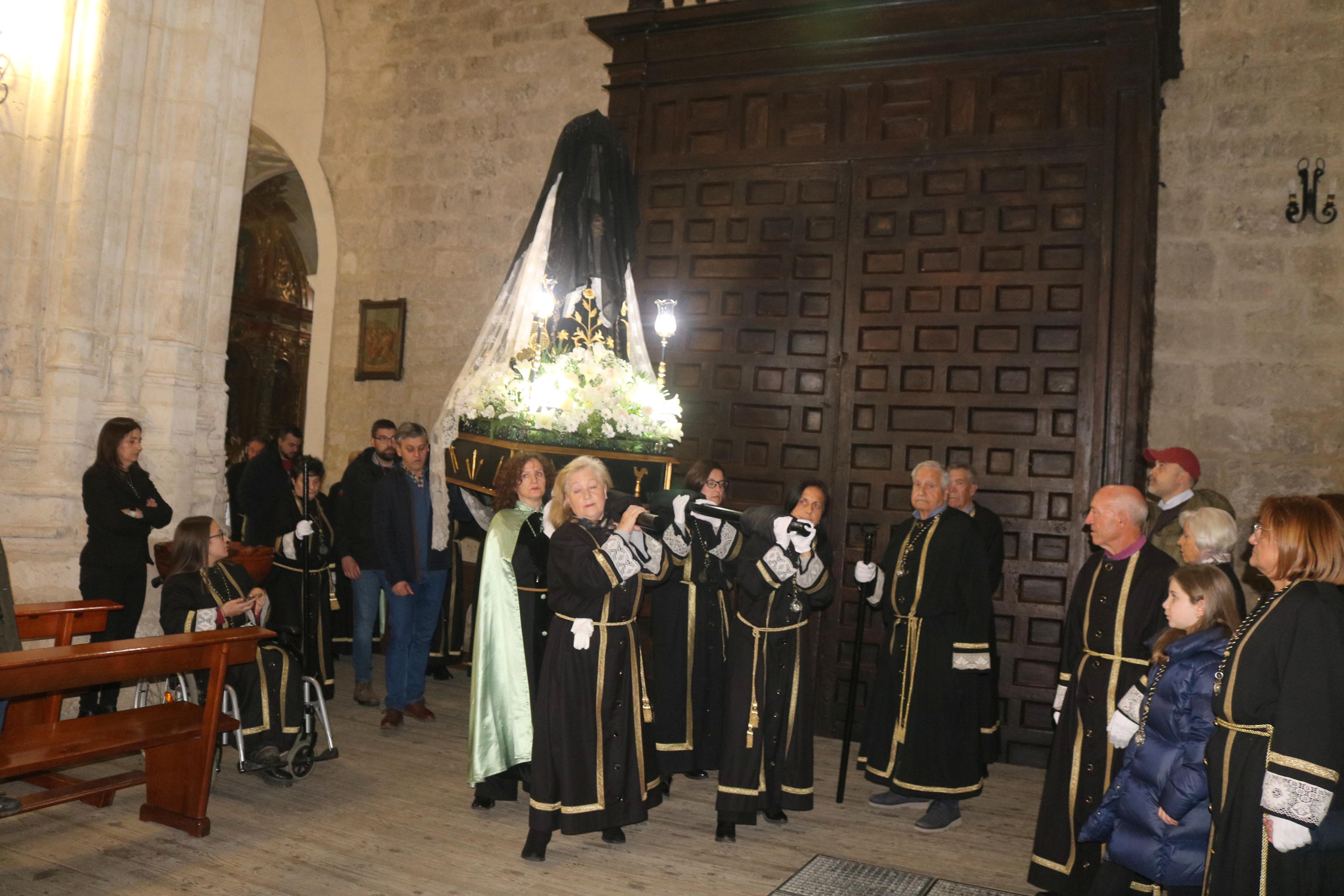 Procesión del Encuentro en Baltanás