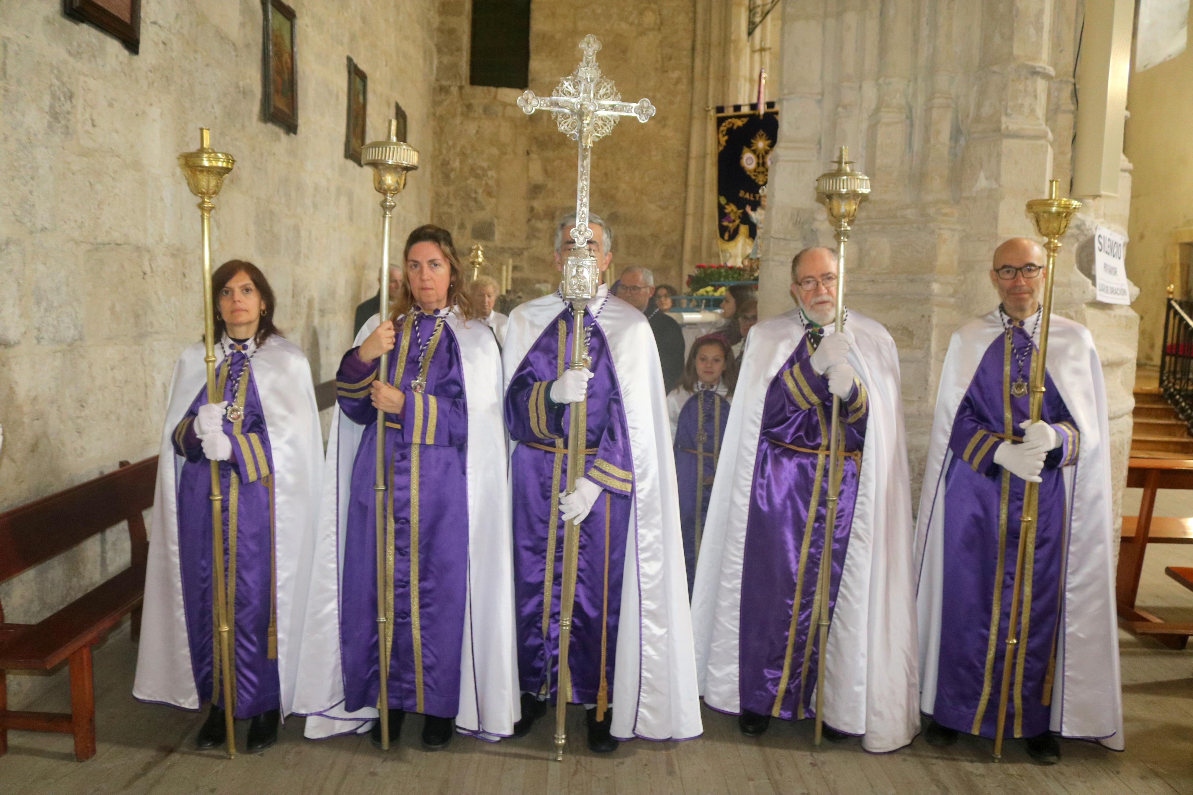 Procesión del Encuentro en Baltanás