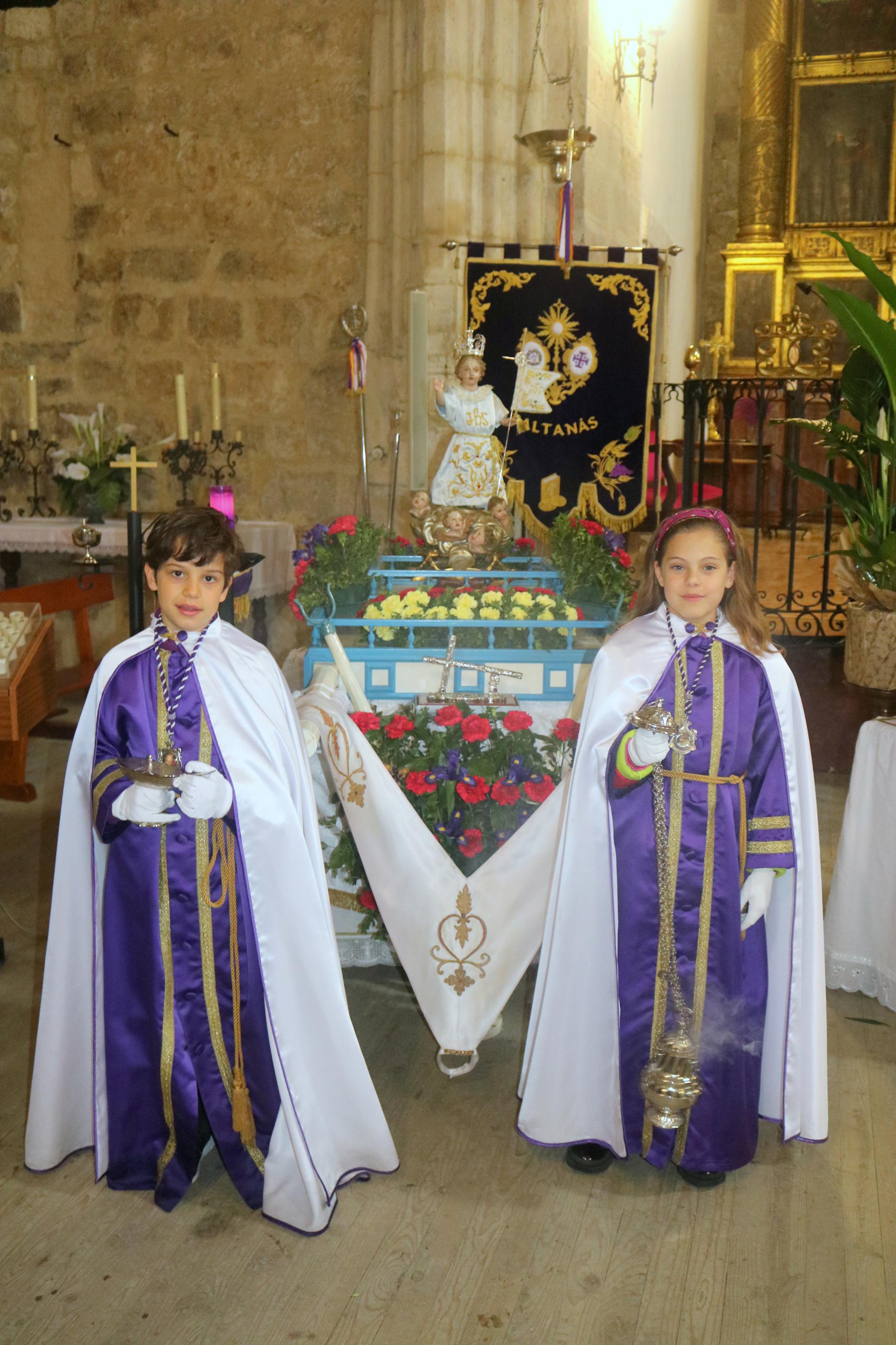 Procesión del Encuentro en Baltanás