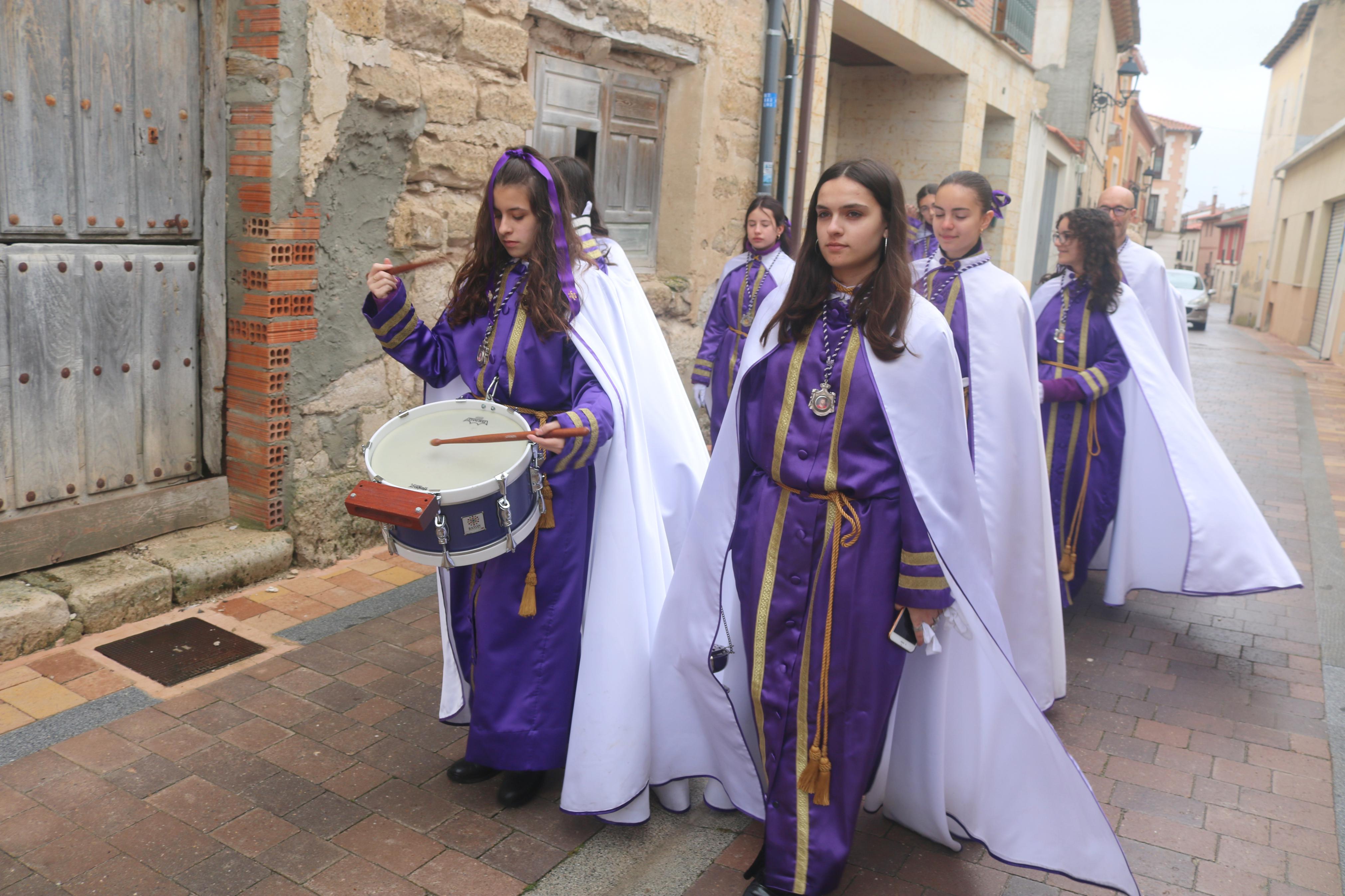 Procesión del Encuentro en Baltanás