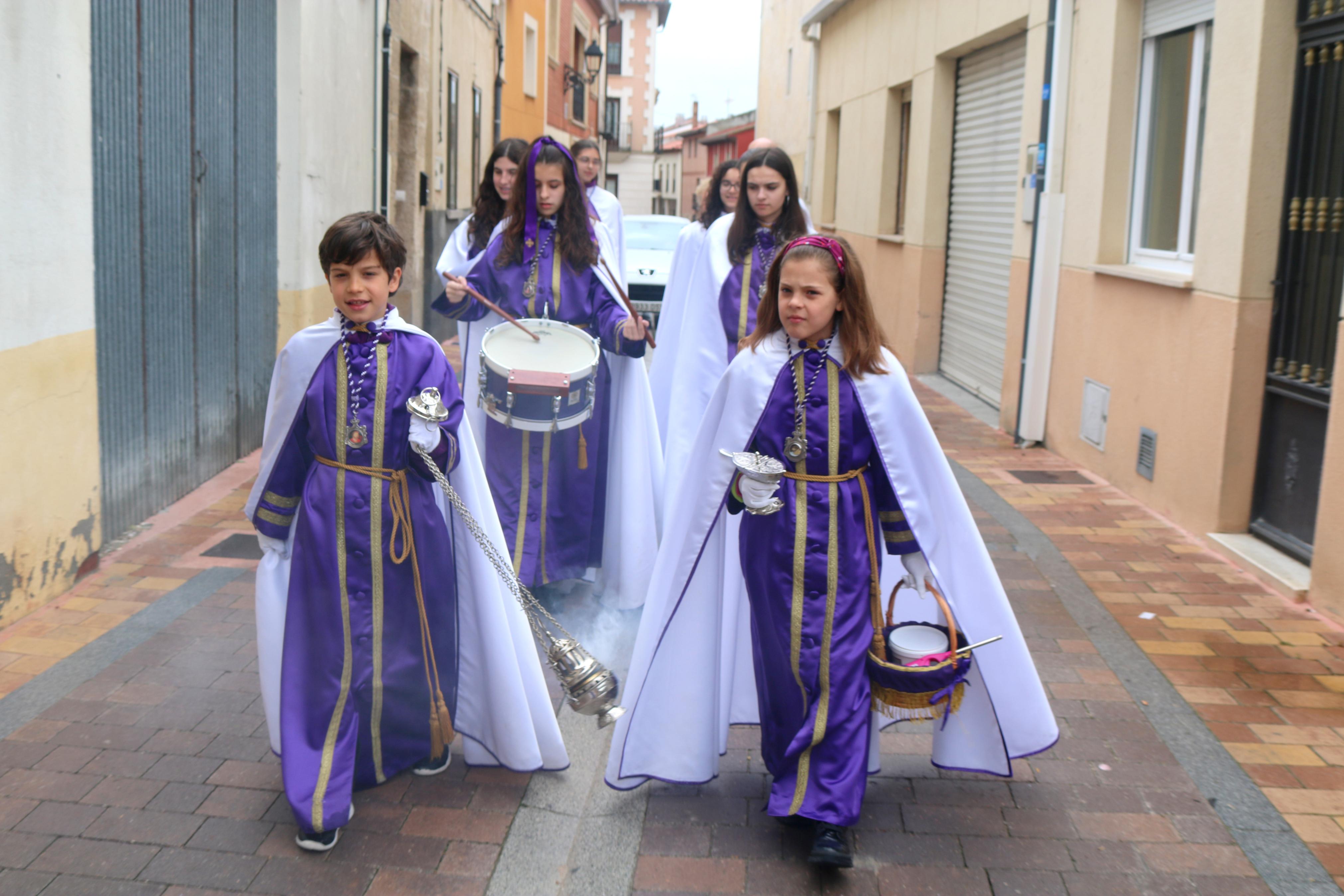 Procesión del Encuentro en Baltanás