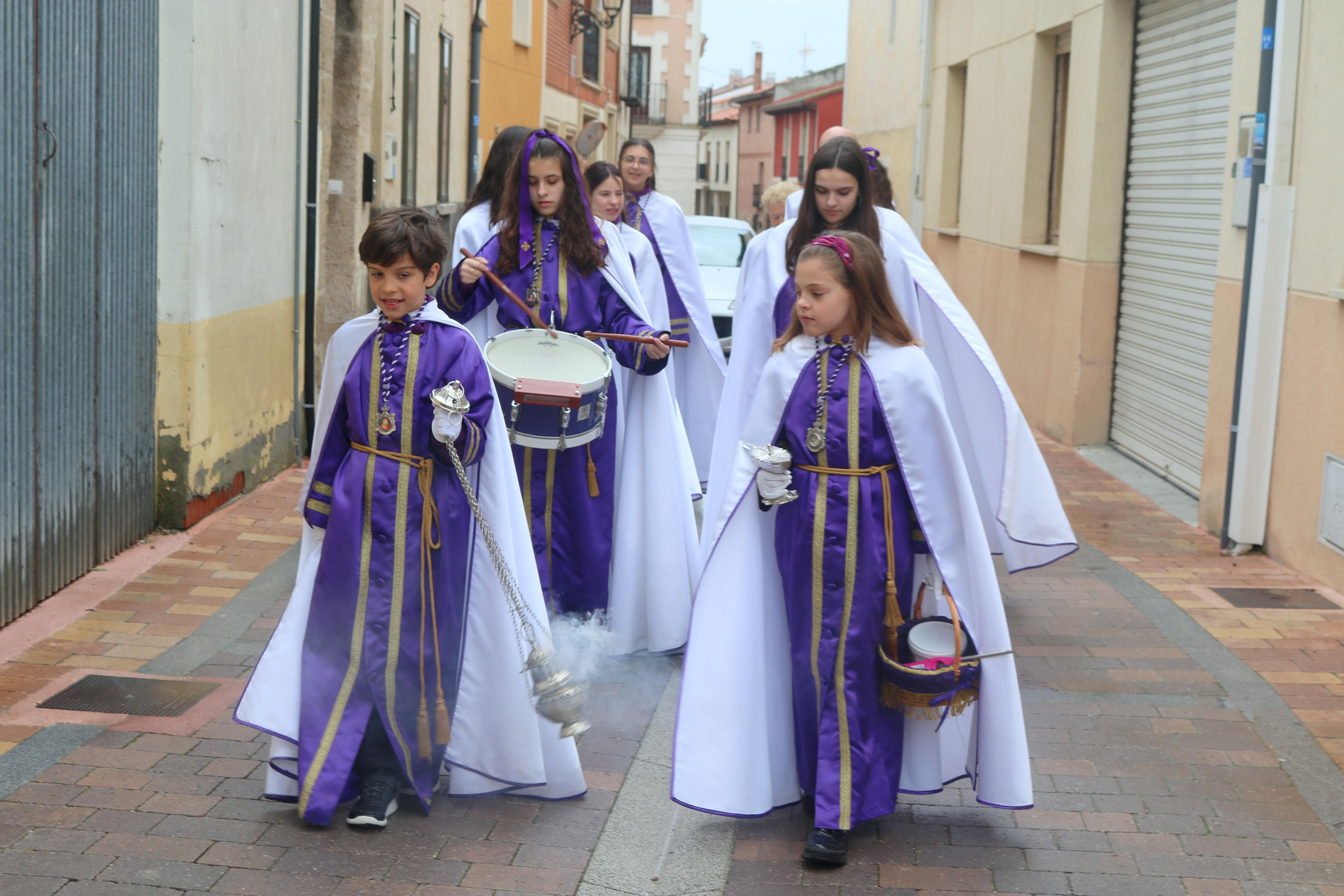 Procesión del Encuentro en Baltanás