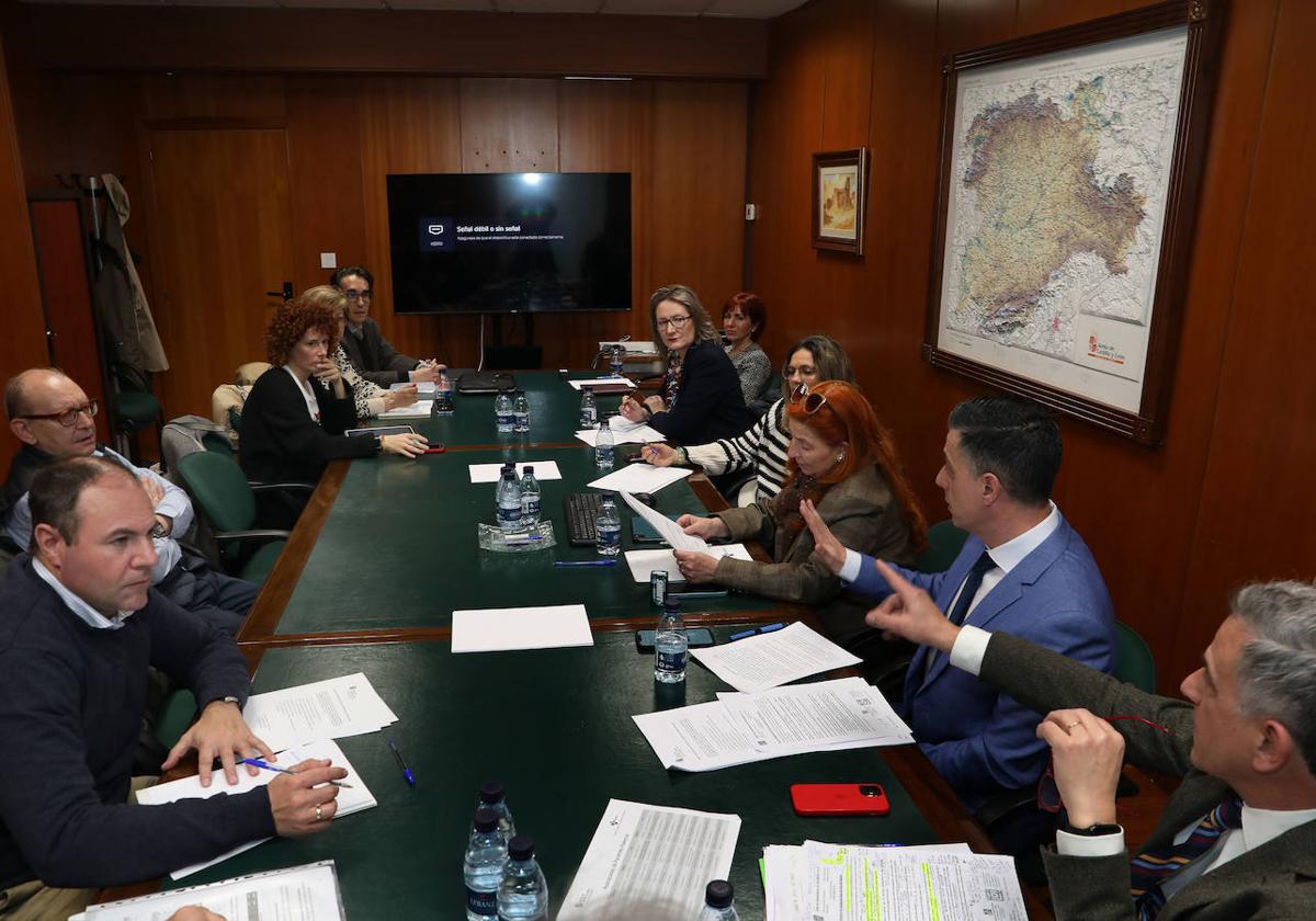 Reunión del Consejo de Salud de Área, esta mañana en la Delegación de la Junta.