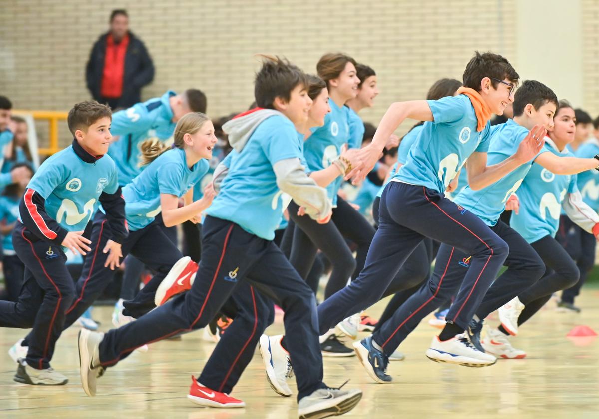 Deporte en el colegio San Agustín de Valladolid.