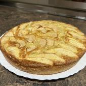 Tarta de manzana de las tres tazas