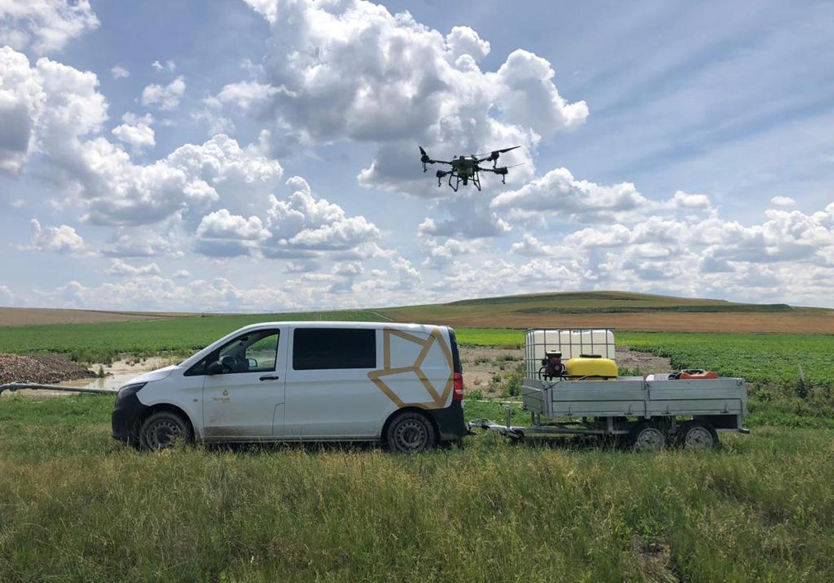 El dron vuelve a convertirse en la alternativa para tratar las tierras