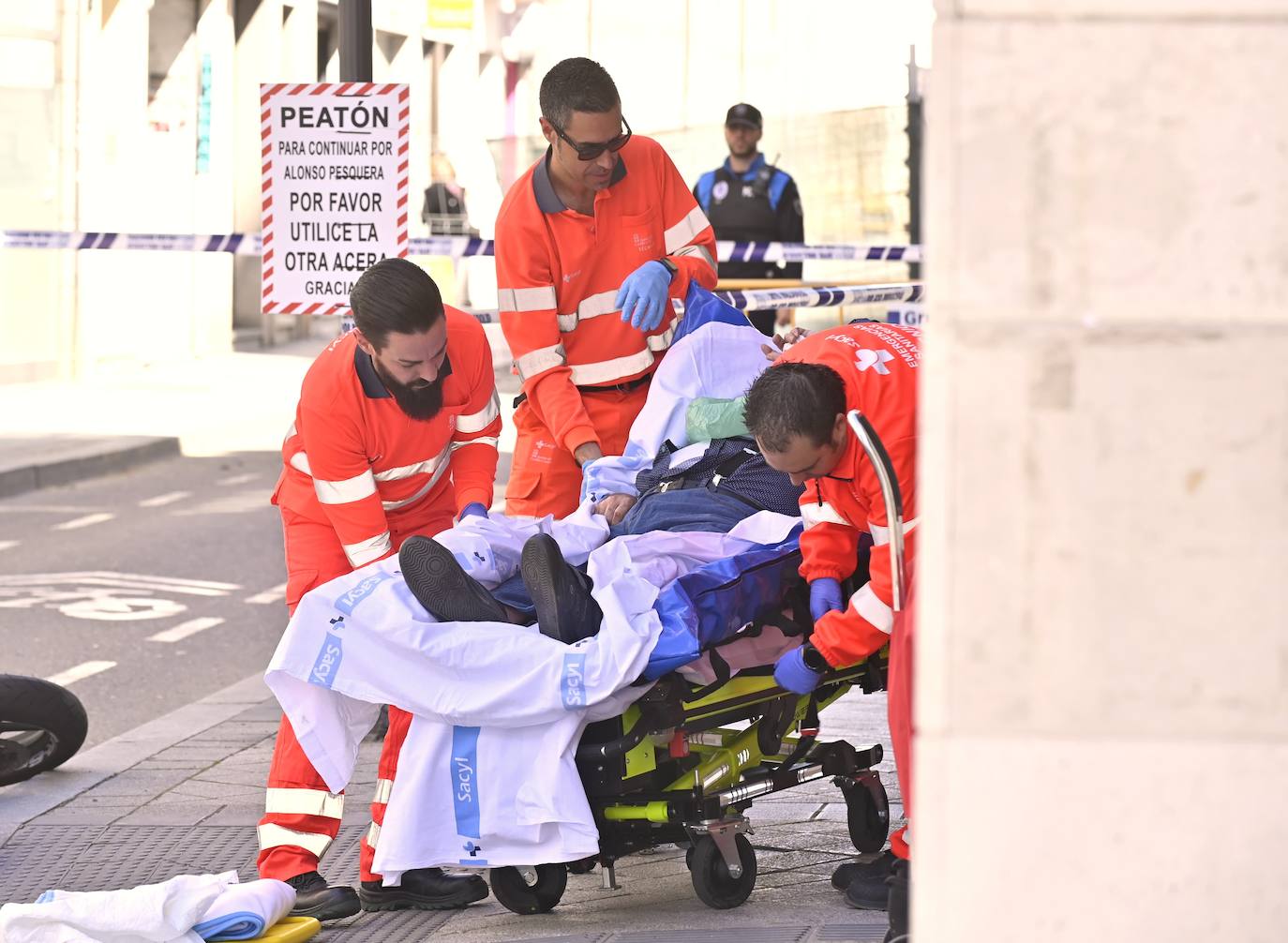 Dos heridos en un atropello en Valladolid