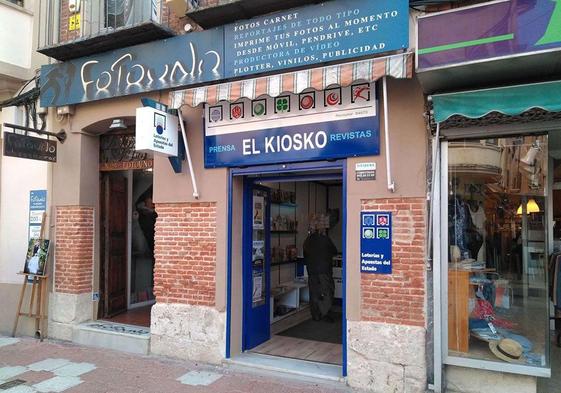 Administración de Medina del Campo que ha vendido el primer premio de la Lotería de este jueves.