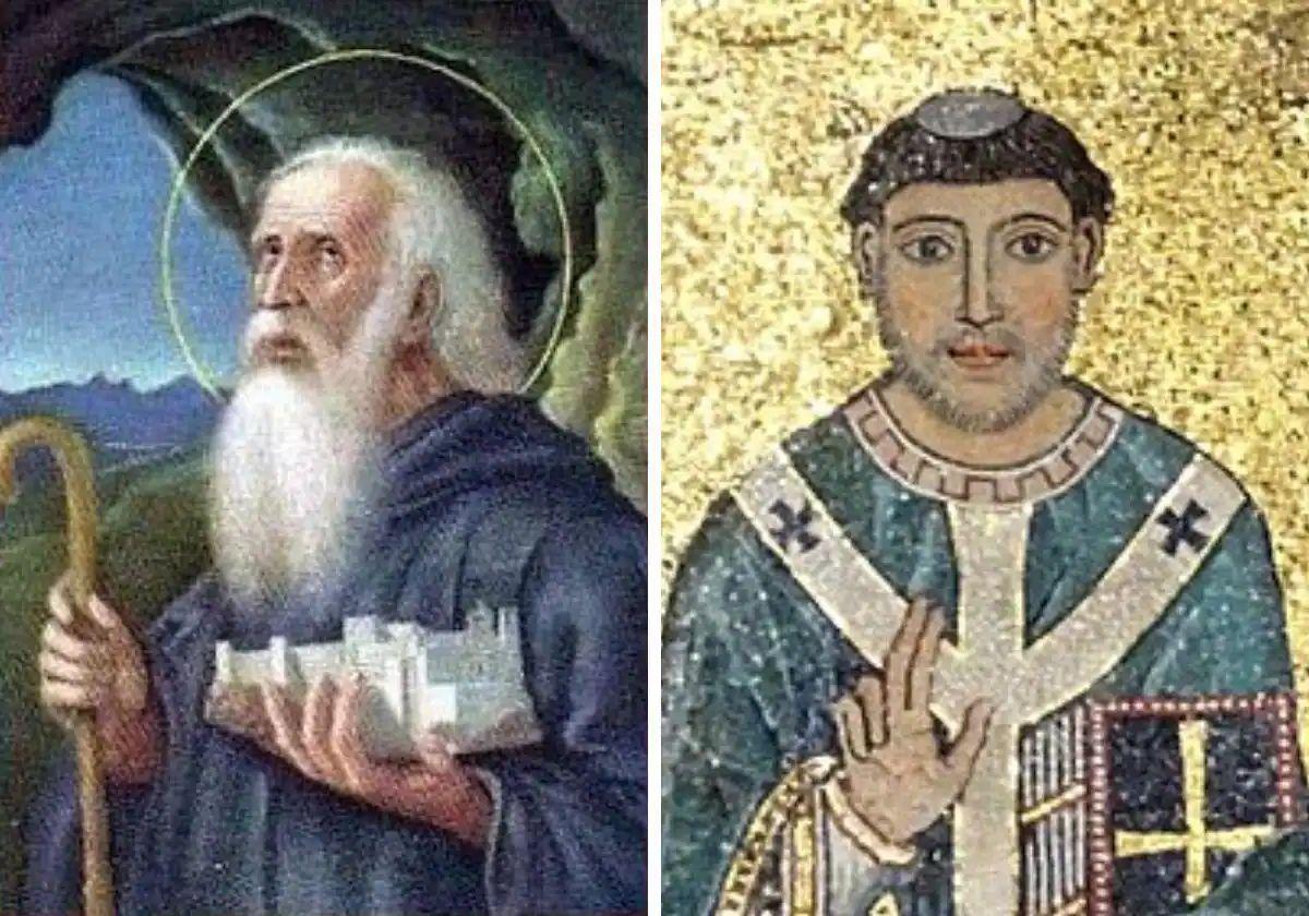 San Alferio y San Julio I papa.