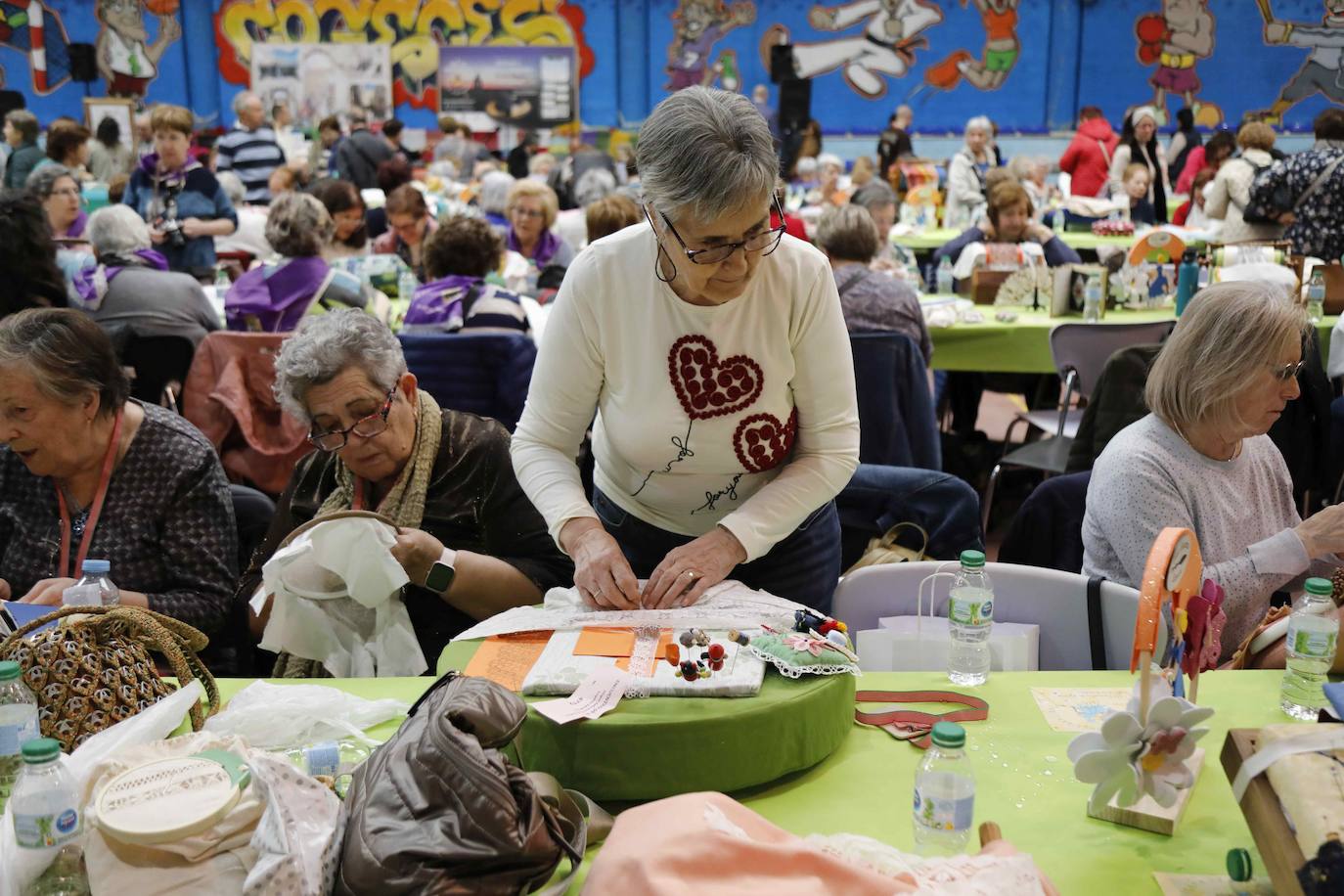 El Encuentro de Encajeras de Cogeces del Monte, en imágenes
