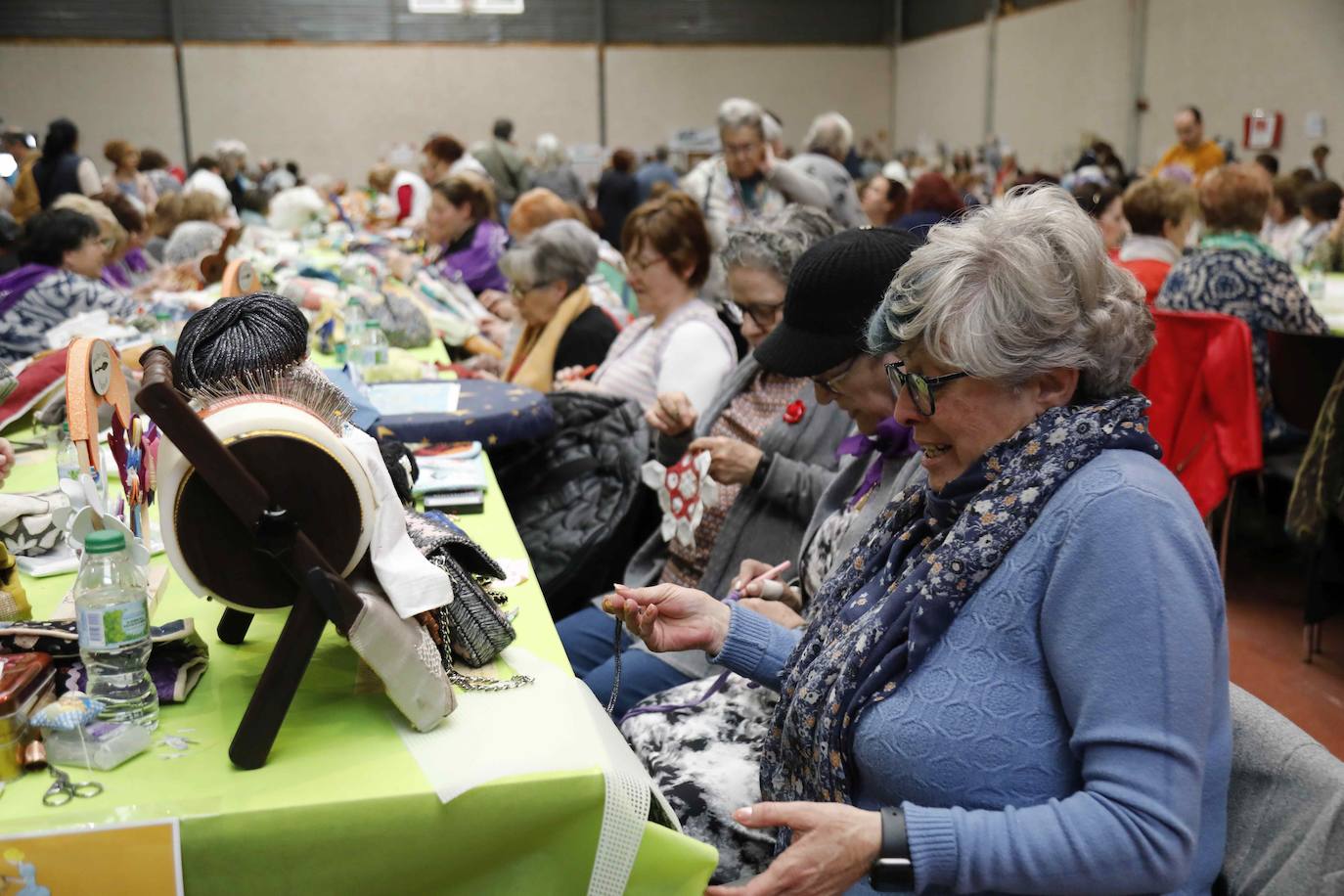 El Encuentro de Encajeras de Cogeces del Monte, en imágenes