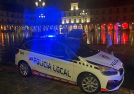 Imagen de archivo de un suceso en una vía próxima a la Plaza Mayor de León.