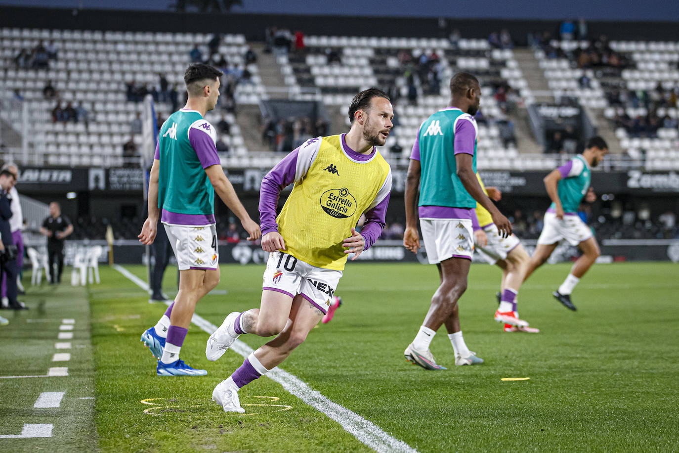 La victoria del Real Valladolid en Cartagena, en imágenes