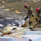 Enésimo incendio en el mayor vertedero ilegal de Valladolid