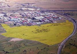 Área de ampliación del polígono de Hontoria en donde se desarrollará el proyecto industrial de Pardo del Hoyo.