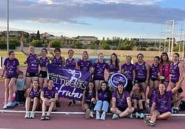 Las atletas de Las Celtiberas de Soria.