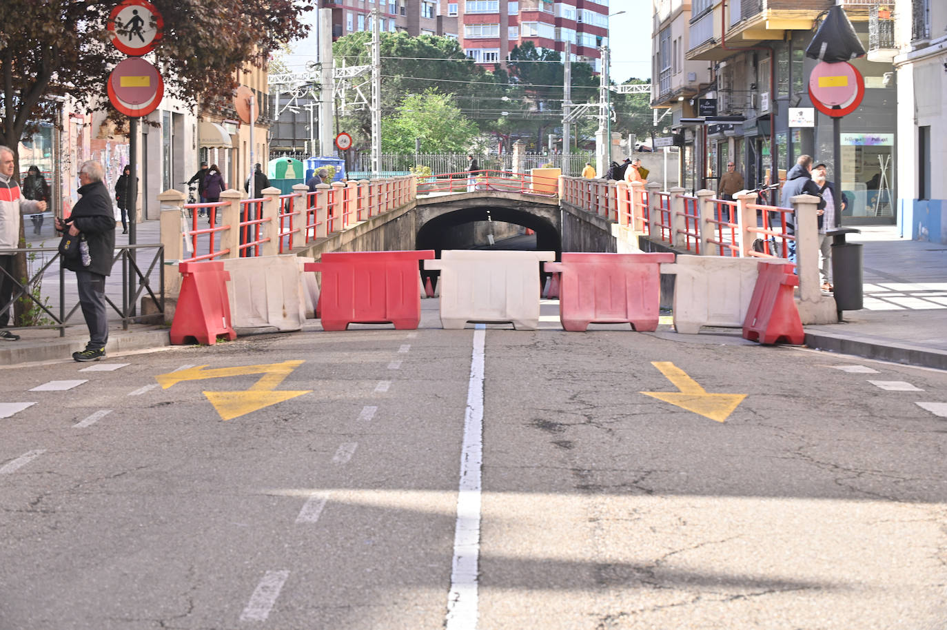 Cierre del túnel de Labradores de Valladolid