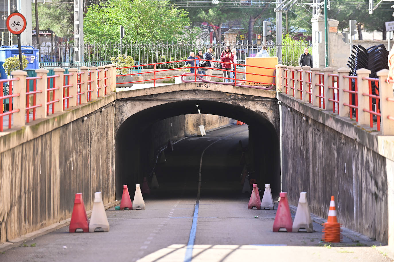 Cierre del túnel de Labradores de Valladolid