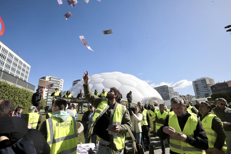 Los agricultores protestan por las sanciones: «Vamos a tener que pedir también la Amnistía»