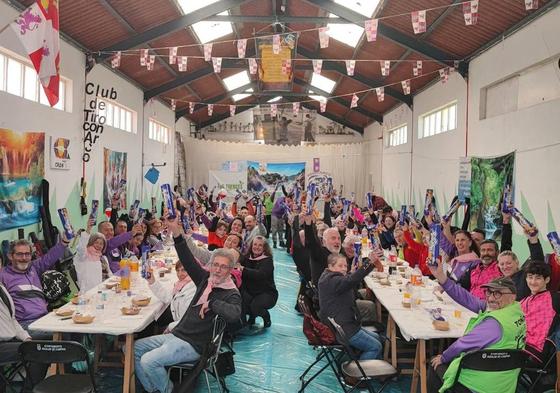 Comida organizada por el club de tiro con arco 'Aguilarco' el domingo 7.