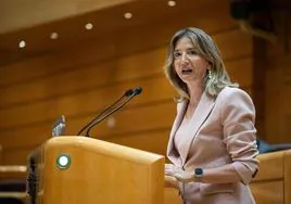 Alicia García, portavoz del PP en el Senado.
