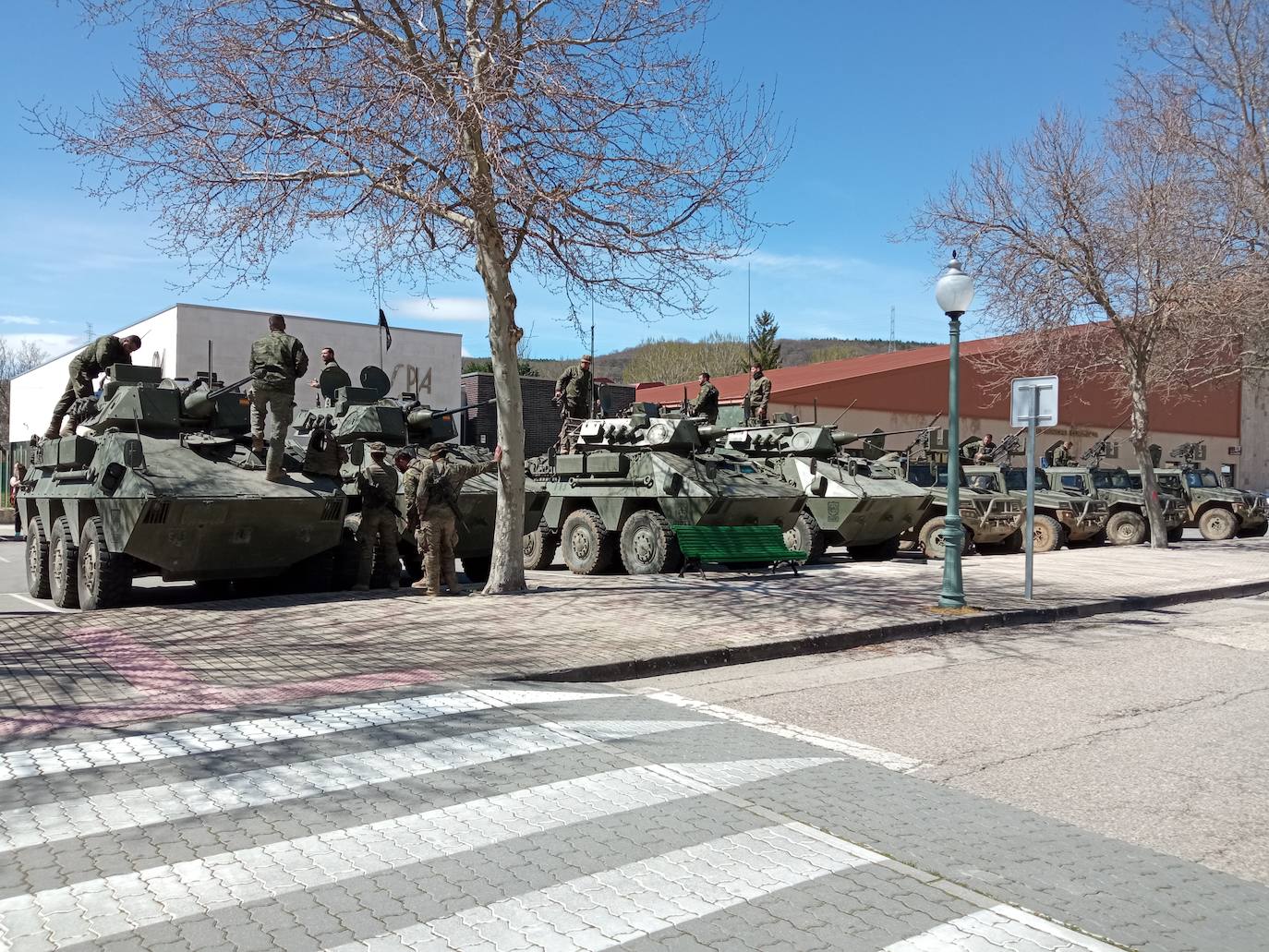 Maniobras militares en la Montaña Palentina