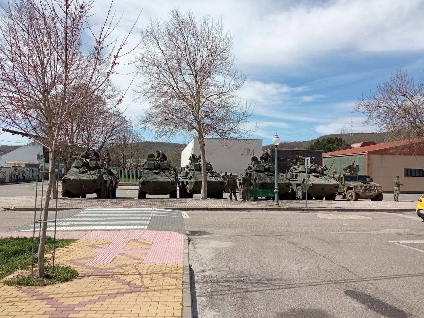 Maniobras militares en la Montaña Palentina