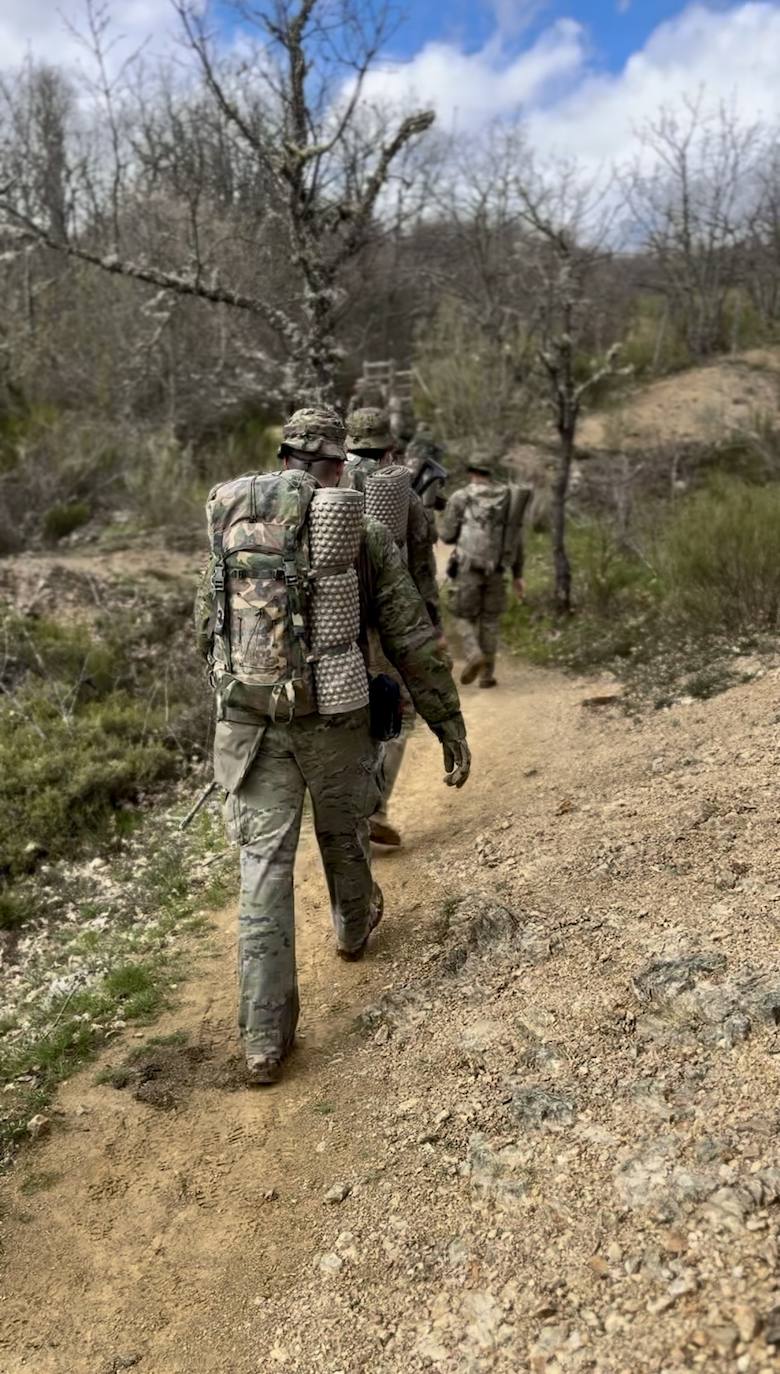 Maniobras militares en la Montaña Palentina