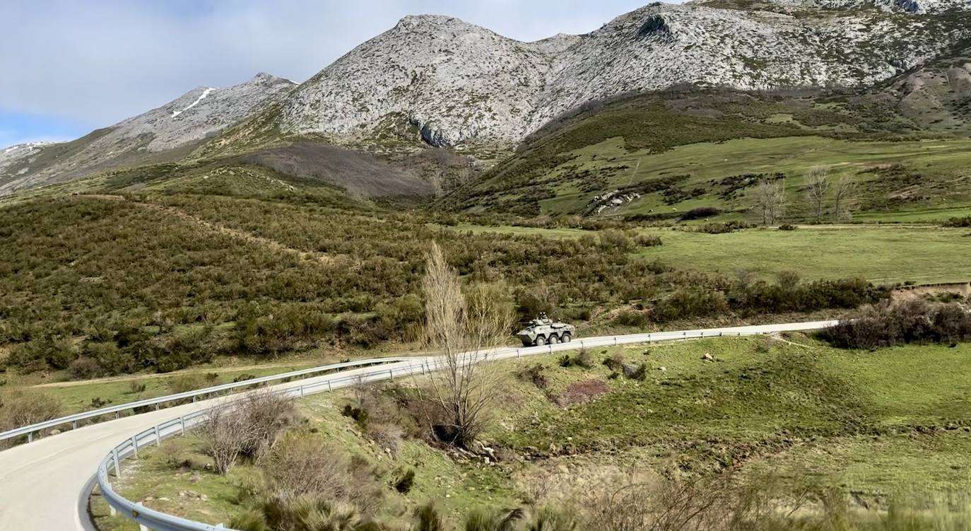 Maniobras militares en la Montaña Palentina