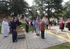 La residencia de mayores celebra la procesión de San Telmo