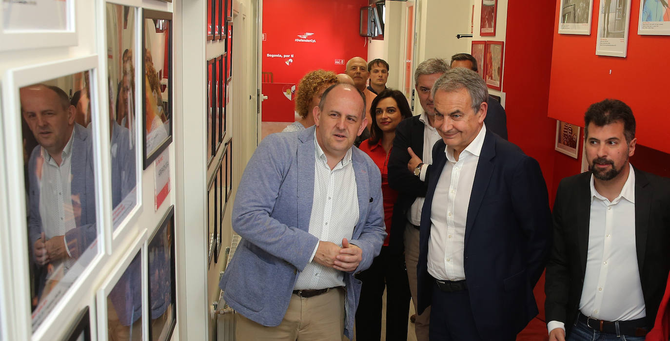 La visita de Zapatero a Segovia, en imágenes