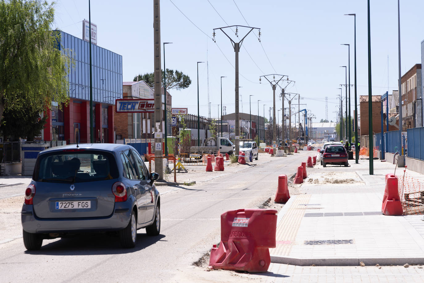 Las imágenes de las obras eternas de la avenida de El Norte de Castilla