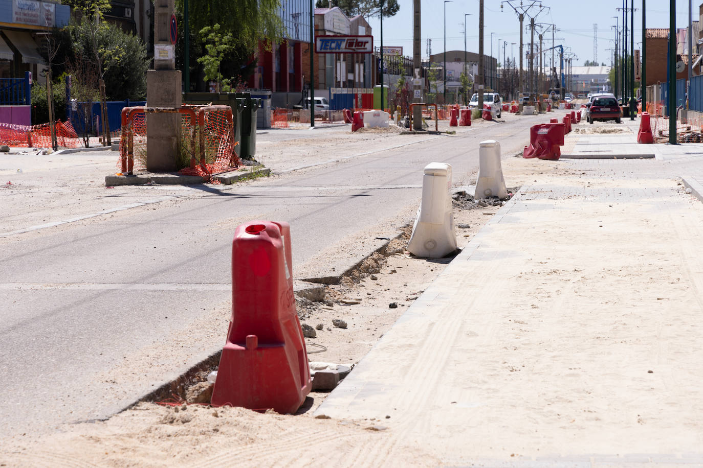 Las imágenes de las obras eternas de la avenida de El Norte de Castilla