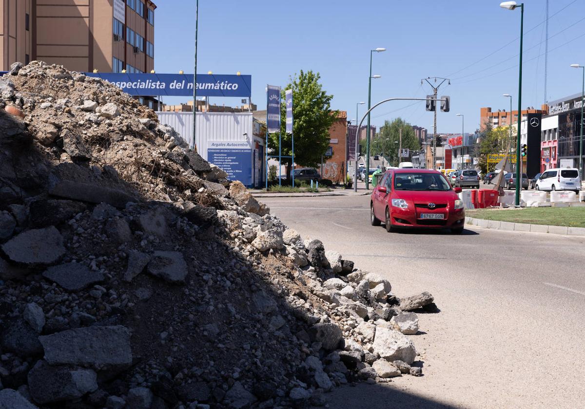 Las imágenes de las obras eternas de la avenida de El Norte de Castilla