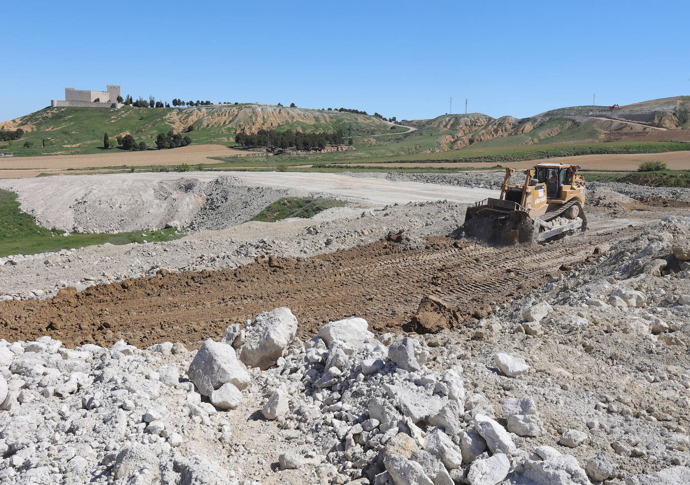 La cantera abandonada en Monzón revive con las obras del Ave