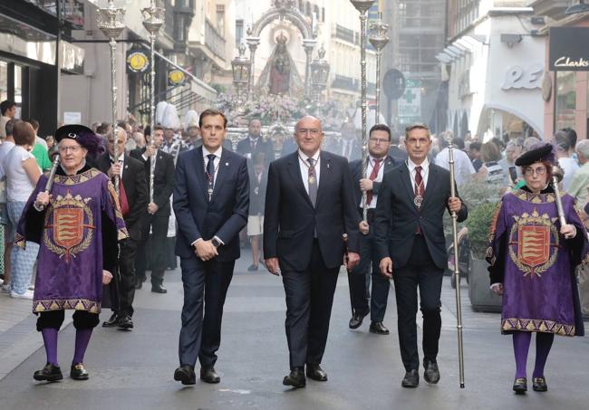 Procesión de la Virgen de San Lorenzo del pasado año.