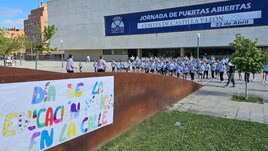 Las Agustinas celebra el día de la educación física en la calle.